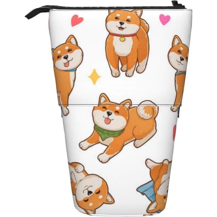Trousse à Crayons Kpop – Multifonction, Grande Capacité, Zippée – Pour École, Bureau, Voyage – Motifs Anime Démon