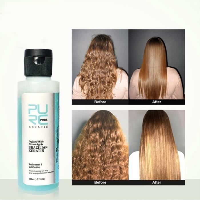 Keratin To Straighten Hair Conditioner Traitement naturel pour cheveux