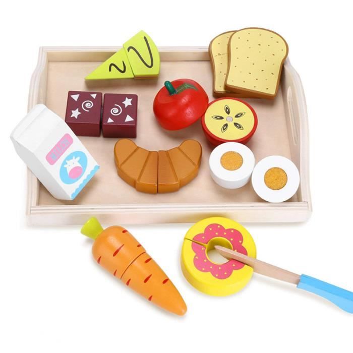 Caracteristiques 1 Le Jeux Enfant En Bois Est De Couleur Vive De Belle Forme Et De Nombreux Types D Aliments 2 Le Reglage De Achat Vente Dinette Cuisine Cdiscount