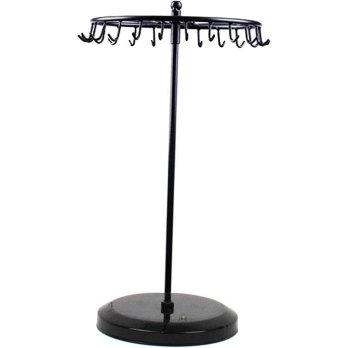 Bijoux Présentoir Rotatif en Métal Rack Vitrine Bijoux Organisateur de ...