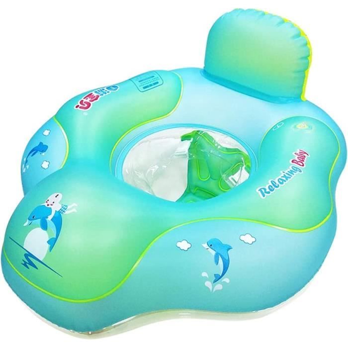 Flotteur Anneau Bébé Avec Siège - Pour 6 à 36 Mois - Double Chambre Sécurité - Piscine Et Baignoire