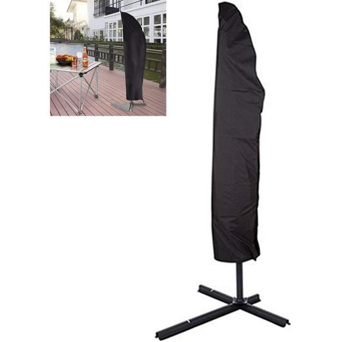 Housse de kayak avec fermeture éclair, housse de protection durable imperméable Oxford 420D avec protection UV pour rangement en extérieur (noir, 4 m