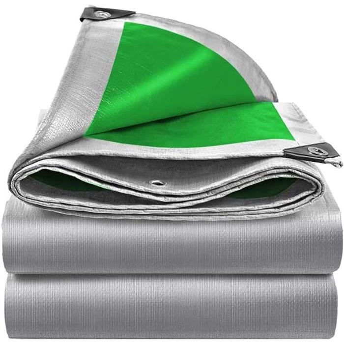 Bâche De Protection KADAX Imperméable Et Renforcée - Tissu Robuste, Couleur Verte, Neuve Sous Emballage
