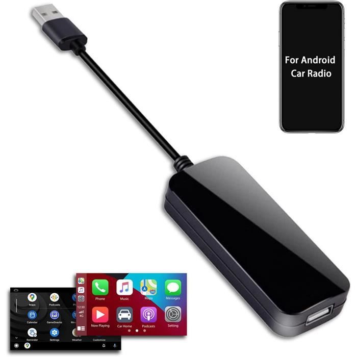 2022 Carplay Adaptateur Android Auto Filaire pour Autoradio Android