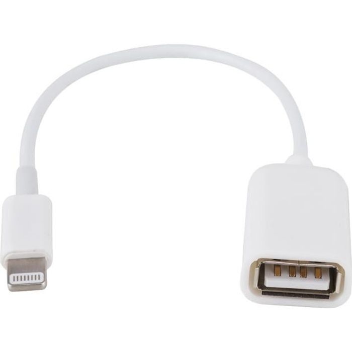 USB Femelle Adaptateur Câble De Charge Sync Données OTG pour iPhone -ABI