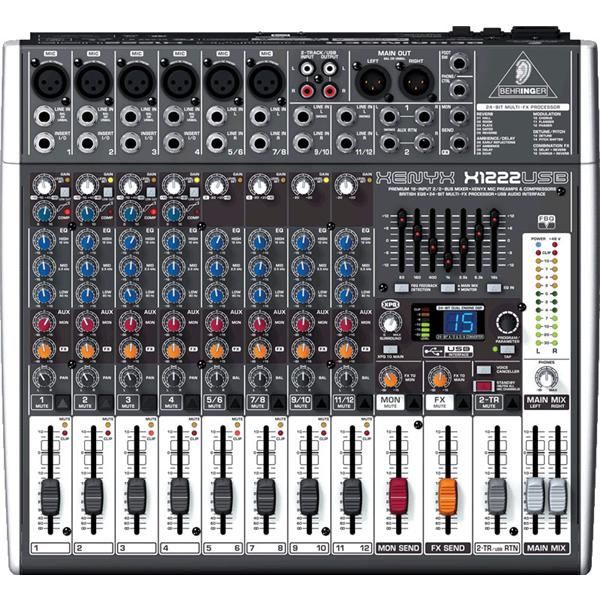 Behringer Table de Mixage et Interface X1222USB - Cdiscount TV Son