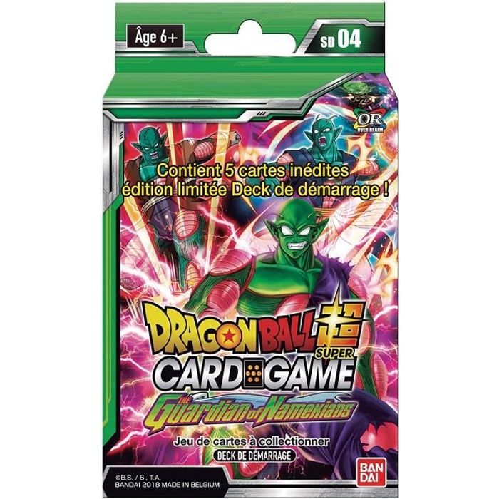 Dragon Ball Super Card Game : Deck de Démarrage : The Guardian of Namekians - Francais