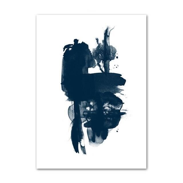Lb Imprime Bleu Perroquet Ocean Mer Paysage Citation Toile Peinture Pop Art Decoration Simple Nordique Paysage Affiche Hd Photo Cdiscount Maison