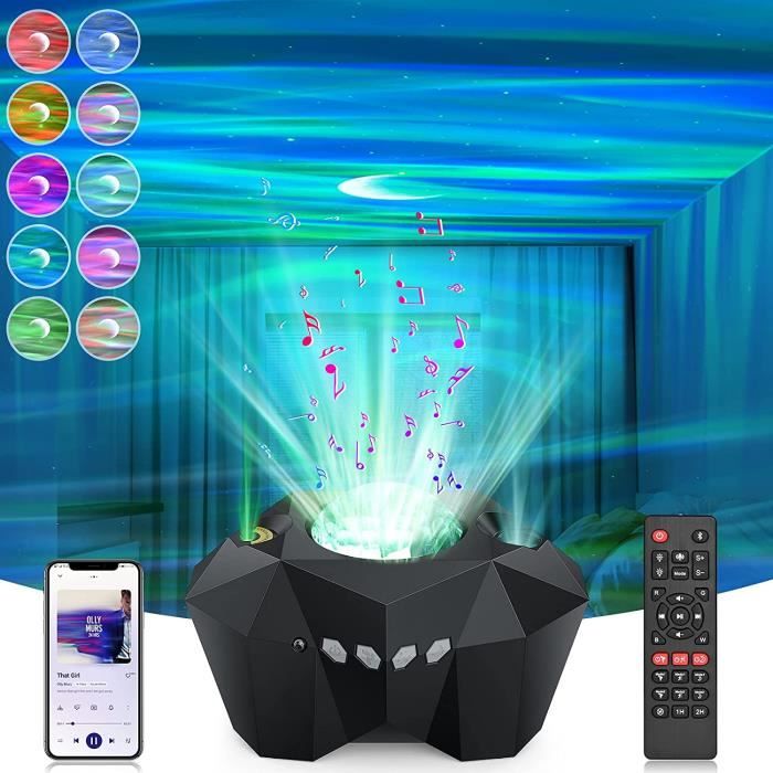 Projecteur ciel étoilé télécommande 14 en 1, 4K HD, réglable angle et