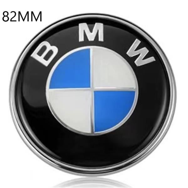 1 Emblème BMW Logo 82mm Bleu Et Blanc Coffre Capot