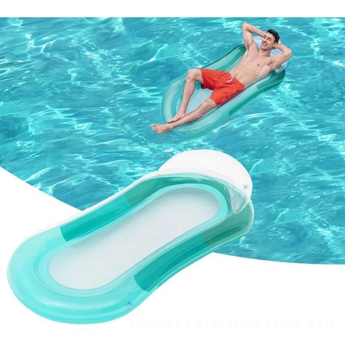 Matelas Gonflable Piscine Avec Filet Lot De 2 Matelas Gonflables 4 En 1 Pour Piscine, Speelgoed De Piscine, Hamac Gonflable Matelas Hamac Piscine Filet