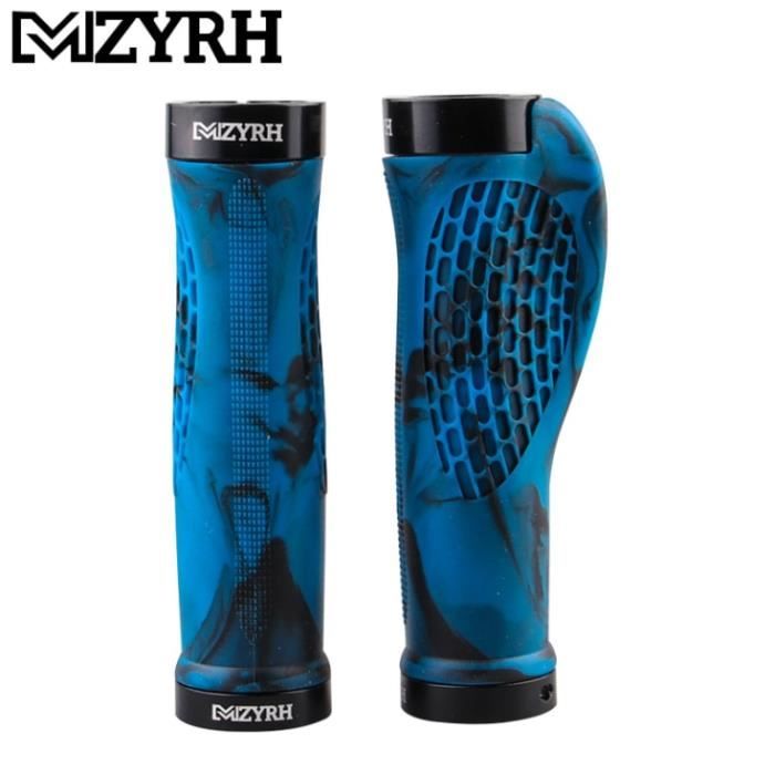 Poignées Guidon VTT REETEE - Ergonomiques Antidérapantes - 22,2mm - Double Verrouillage