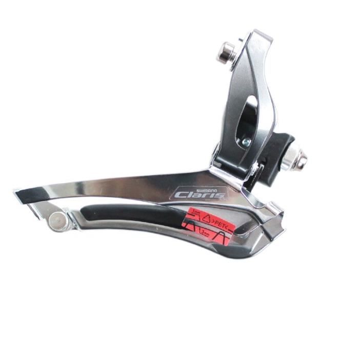 Patin de frein,dérailleur avant de vélo de route 2x8 vitesses R2000, 31.8mm, noir Type Braze