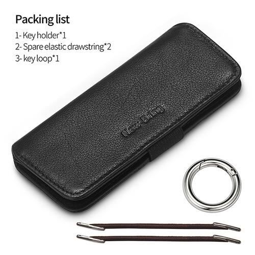 Porte-clés En Cuir Véritable SyFednn - Avec Clip Métal Et Crochet De Sécurité - Personnalisable - Cadeau Homme Femme