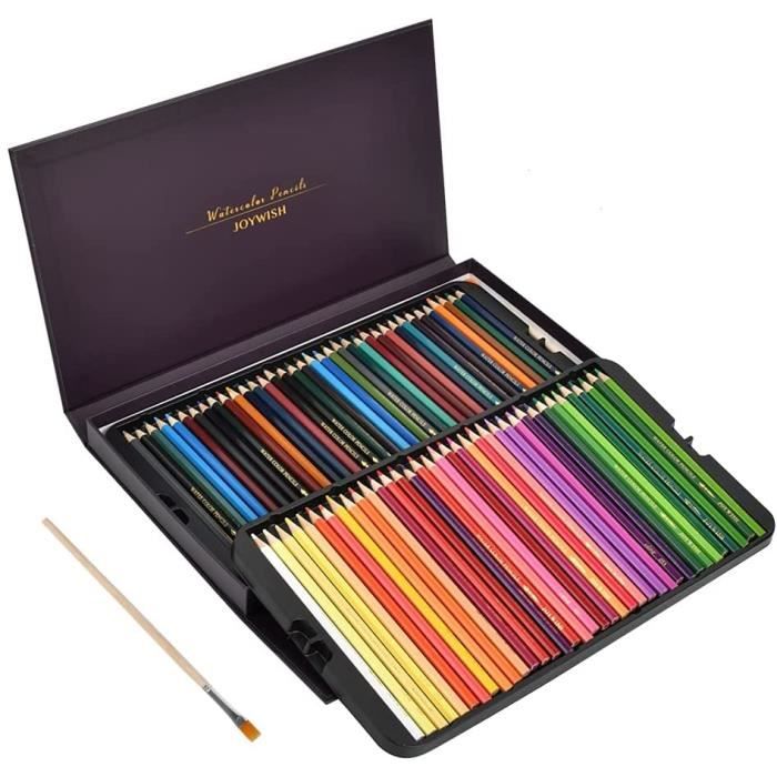 72 Crayons de Couleurs Professionnel pour Peinture Aquarelle Dessin et  Coloriage, Set de Crayon de Dessin Couleur Professionnel avec - Cdiscount  Beaux-Arts et Loisirs créatifs