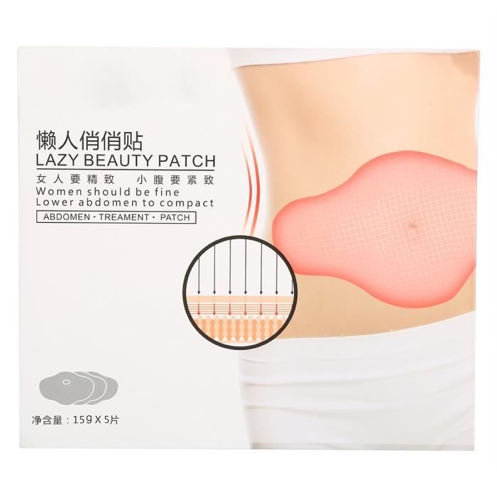 zjchao patch mince du ventre 5 pieces minceur patch ventre hanche abdomen perte de poids graisse brulante mince faconnage nombril cdiscount au quotidien