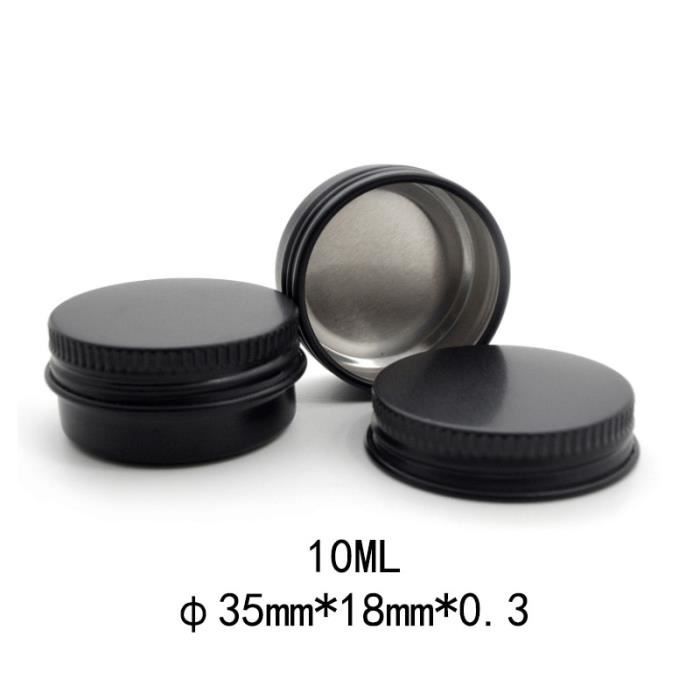 Boîte De 24 Pièces Boîtes Métalliques Rondes En Étain Avec Couvercles - Pots Crème, Boîtes à Lèvres, Boîtes à Bijoux 4 Onces