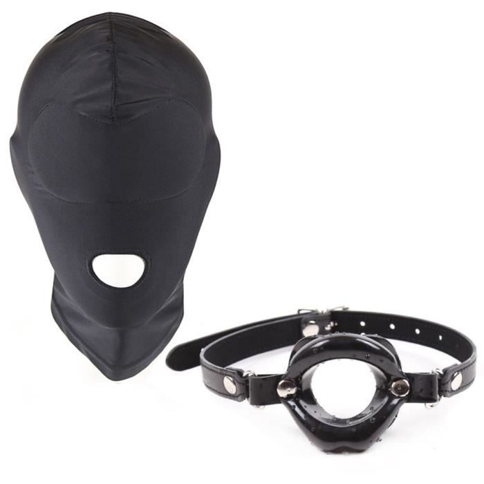 Cagoule Respirante XKNANXCA | Masque Integral Noir | Pour Cosplay Et Halloween | Unisexe | Polyester