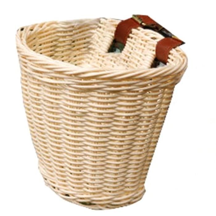 Panier de vélo pour filles | Panier de vélo en osier tissé