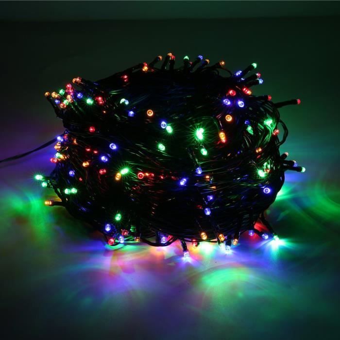 Guirlande lumineuse LED Noël, BLEOSAN 200 Multicolore Guirlande LEDs