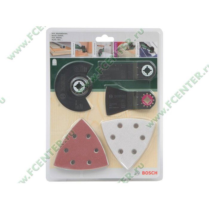 Set d'accessoires multifonctions BOSCH Ponçage grattage sciage et découpage et - vue 2