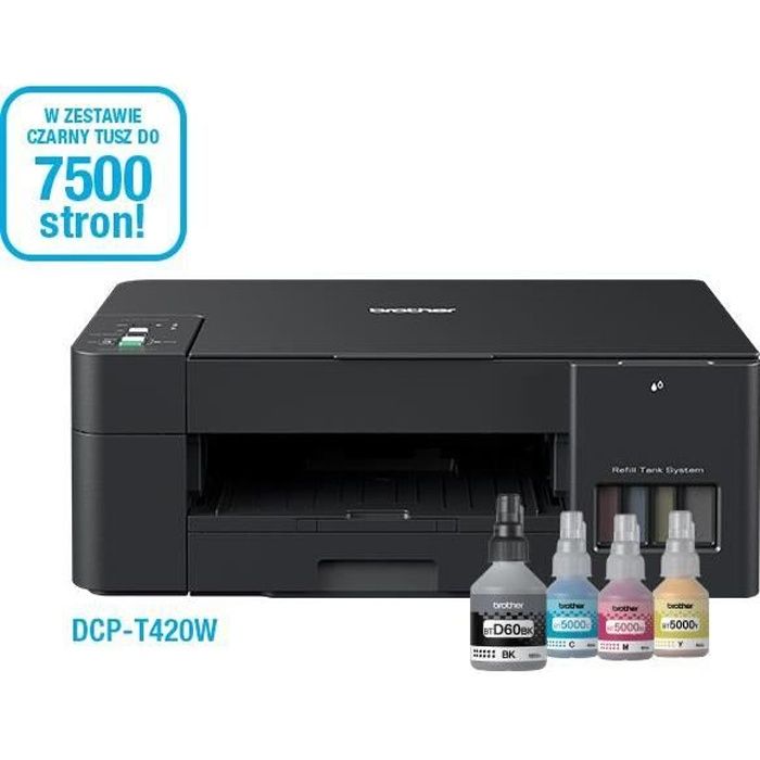 Imprimante Multifonction – Brother – DCP-T420W – Jet dencre – Sans fil – A4