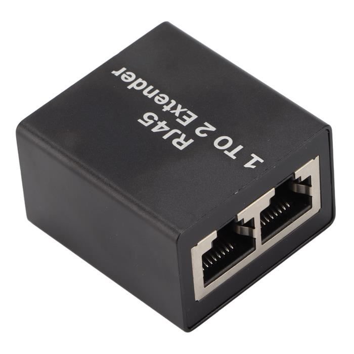 Répartiteur Ethernet RJ45 Adaptateur réseau 1 à 3, Transmission Fluide 1 à 4 Ports Excellente Connexion Adaptateur de câble réseau Carte PCB Adaptateur Ethernet Tous Les réseaux Maisons Bureaux