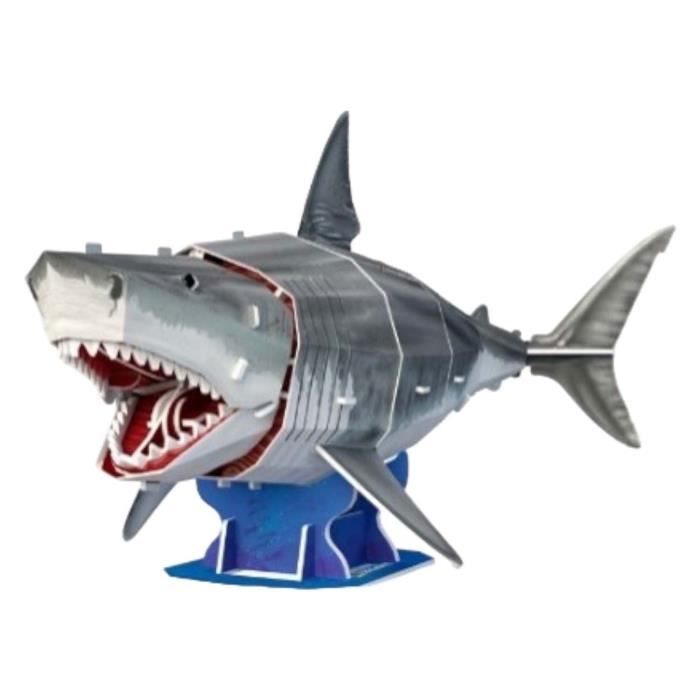Puzzle en 3d de plaisir cube national geographic witte shark Puzzle en 3d de plaisir cube national geographic witte shark