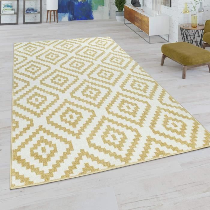 Tapis bohème coloré aux formes géométriques • Tapis Modernes