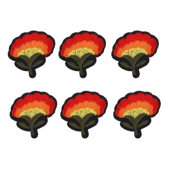 Lot De 10 Patchs Fleurs En Laine - Décorations à Coudre Ou Coller - Pour Vêtements, Sacs, Téléphone