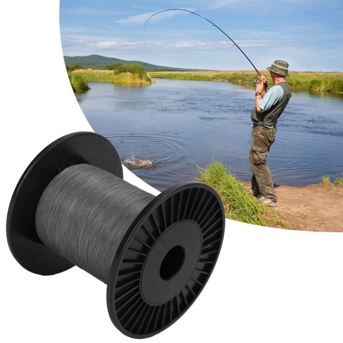 Tresse Pêche PE 4 Brins 1000m – Diamètre Fin, Anti-abrasion, Eau Douce/salée, Plusieurs Résistances