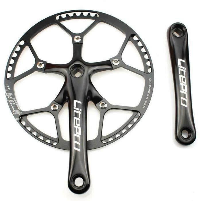 Pédalier Vélo CDHPOWER 44T 170 Mm En Aluminium – Pour VTT Et Route, Montage Simple