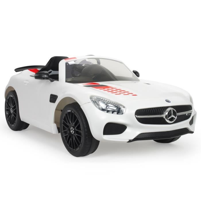 Injusa Voiture Mercedes Benz Amg Gt S 12v Imove Blanche Achat
