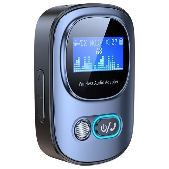 Adaptateur Bluetooth 5.3 Sans Fil, 2 En 1, émetteur, Récepteur, Stéréo, écouteurs, TV, Voiture, Audio, 3.5mm