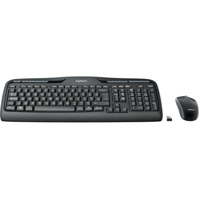 Kit clavier et souris Logitech sans fil desktop MK330