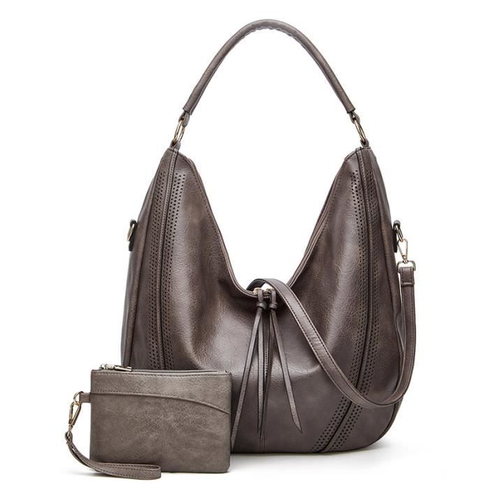 Sac Cabas Femme Outplea Grand 30L - Imperméable, Avec Petit Sac Supplémentaire, Idéal Étudiant, Voyage, Travail, Fourre-Tout Pratique