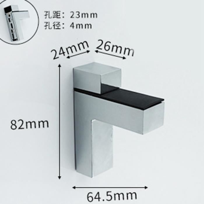 OBJET DE DECORATION MURALE 4 x support détagère avec vis OBJET DE DECORATION MURALE 4 x support détagère avec vis