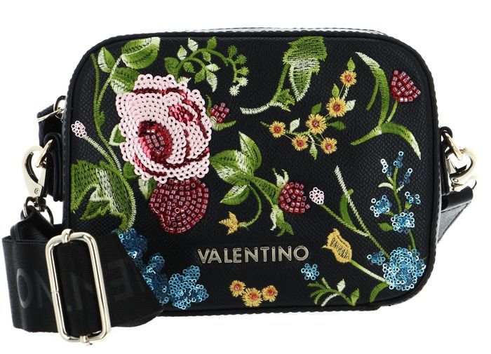VALENTINO Flor Camera Bag Nero Multicolor 241774 sac