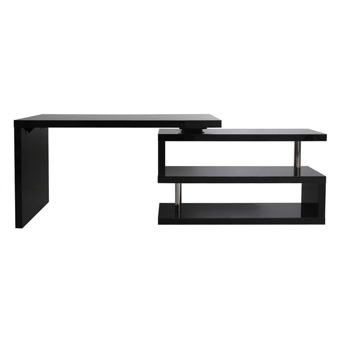 Bureau Design Noir Laque Amovible Max Achat Vente Bureau Miliboo Bureau Design Max Soldes Sur Cdiscount Des Le 20 Janvier Cdiscount