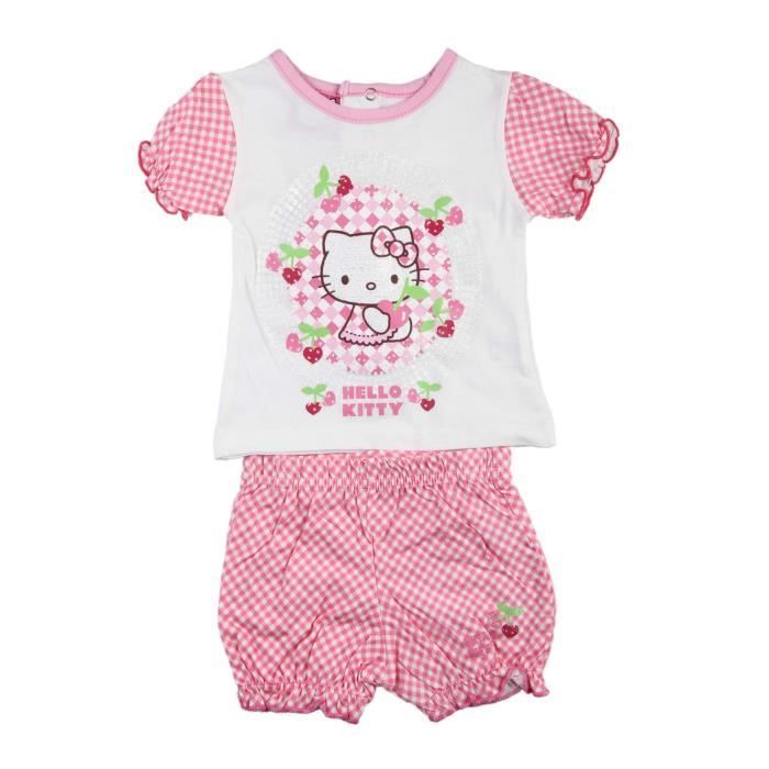 Hello Kitty Ensemble 2 pi/èces short d/ébardeur