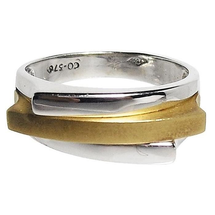 bague or blanc 4 anneaux bague or blanc 4 anneaux