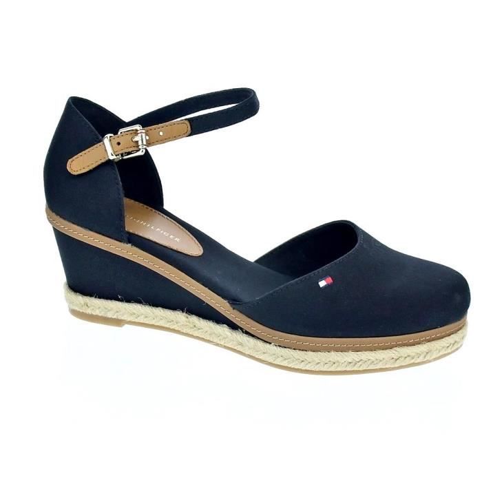 Sandales Tommy Hilfiger Iaic Elba Femme Noir 36 Noir Achat