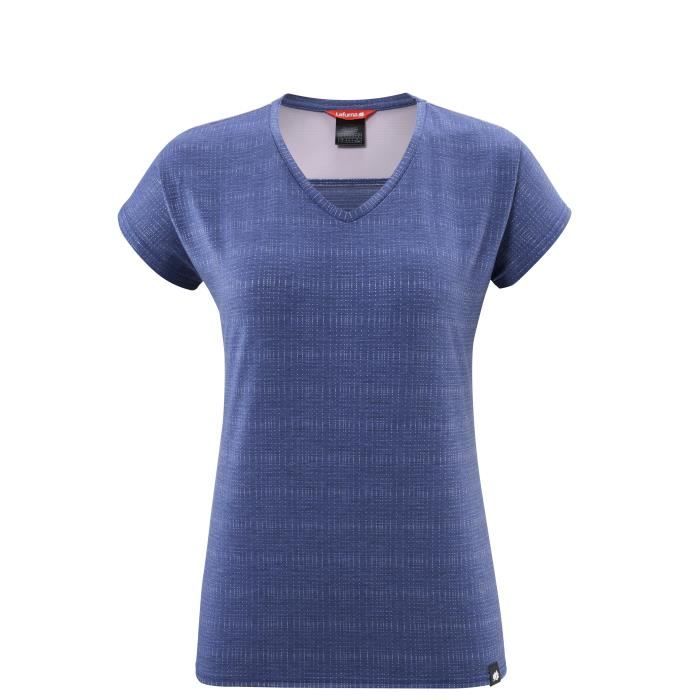 T-shirt femme Lafuma skim - Bleu - Randonnée - Manches courtes - Respirant
