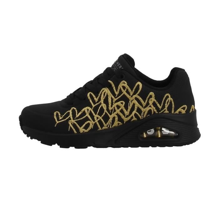 Skechers Chaussures basses cuir ou simili Uno - golden heart - Skechers