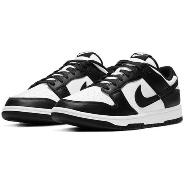 Baskets Nike SB Dunk Low Pro QS Sneaker Pour Homme Et Femme noir Blanc AJ1 or Couleurs multiples Cdiscount Chaussures
