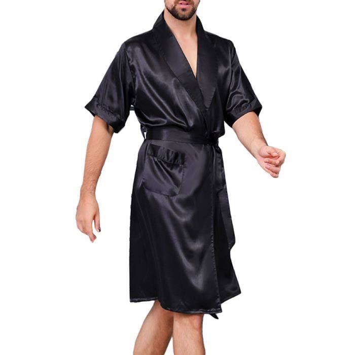 Pyjama long Pyjamas Homme Vêtements Vêtements de nuit Pyjamas et vêtements dintérieur Chemises de nuit Athena pour homme en coloris Noir 