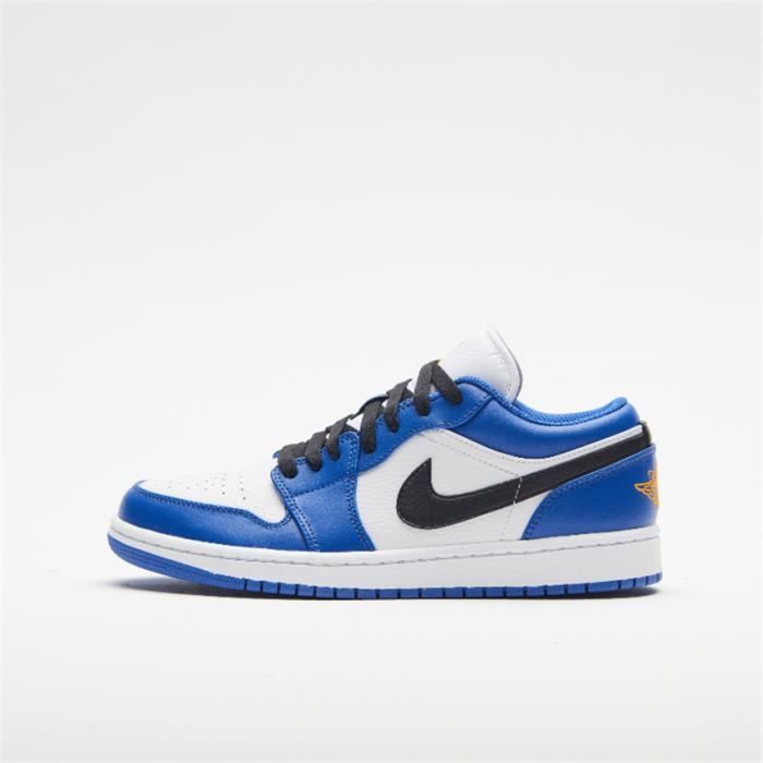 Baskets Air Jordan 1 Low 553558-401 Chaussures de pour Homme Bleu ... Baskets Air Jordan 1 Low 553558-401 Chaussures de pour Homme Bleu ...