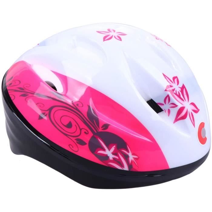 Casque De Protection Enfant Réglable - Pour Vélo, Skate, Trottinette, Roller, 2 Tailles (51-58 Cm), Aérations Multiples, Léger Et Confortable