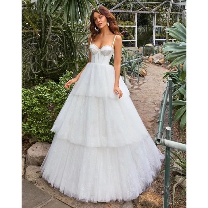 robe tulle blanche