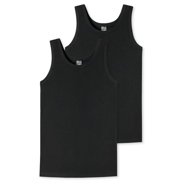 SCHIESSER Maillot de Corps Garcon uni Paquet de 2